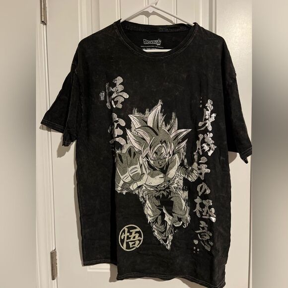 Dragon Ball Super Goku Foil Mineral Wash T-Shirt - Picture 5 of 7